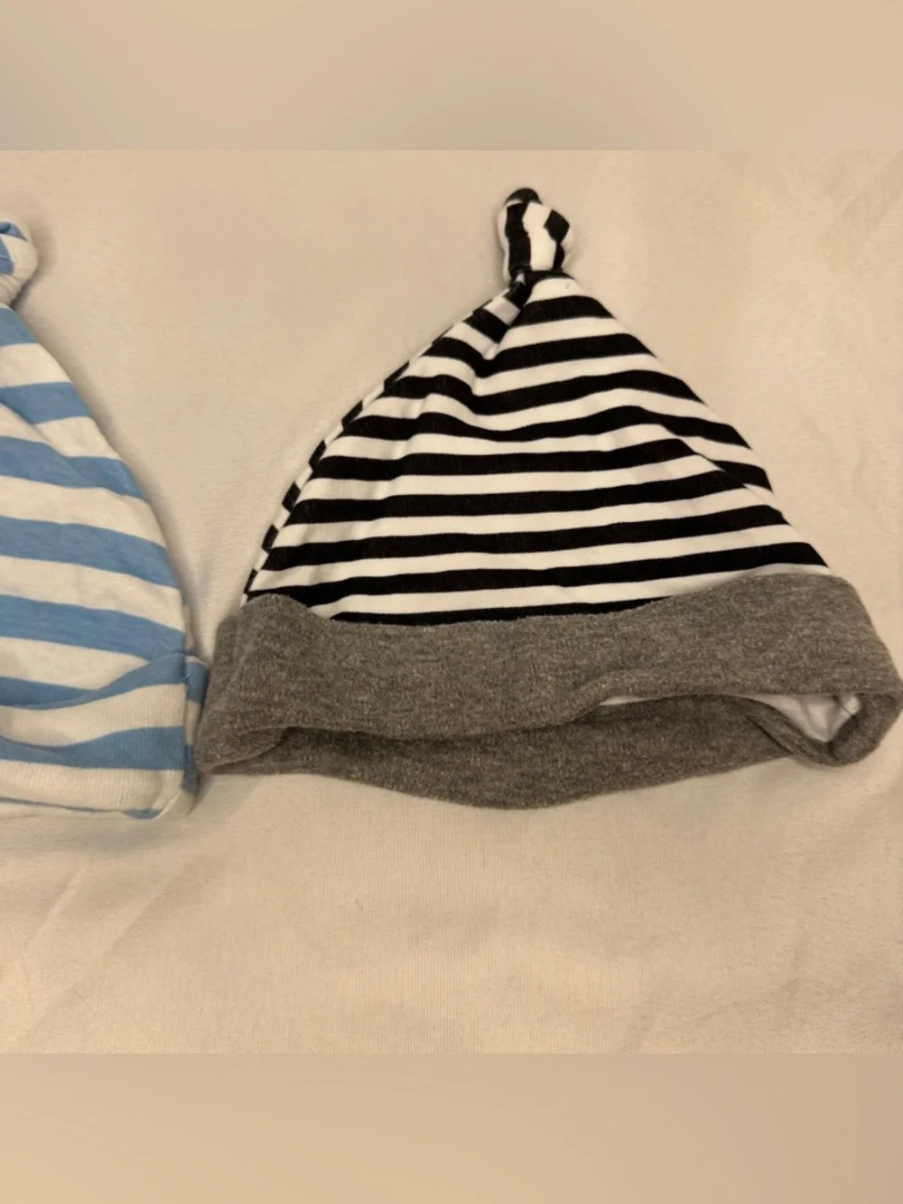 Striped Knot Baby Hats